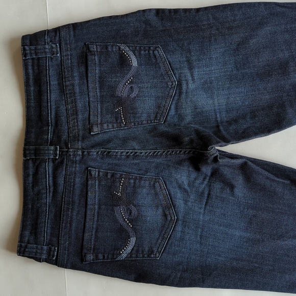 Lee Slender Secret Stretch Embellished Bootcut Jeans 8M Blue - Picture 16 of 16